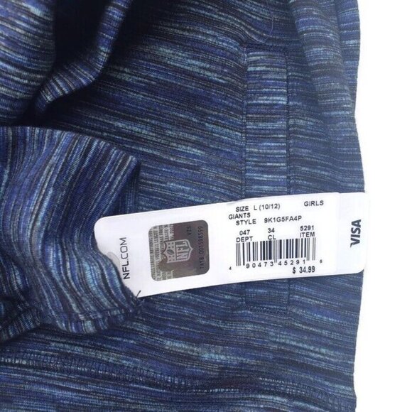 New York Giants Performance Activewear Sweatshirt Hoodie Girls Size L - Picture 5 of 5